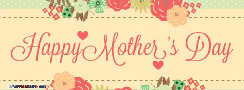 Vintage Happy Mothers Day Card Cover Photo
