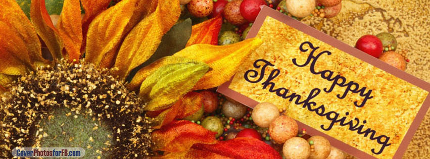 Happy Thanksgiving Greeting Cover Photo