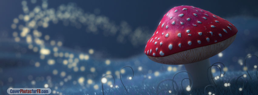 Fireflies Red Mushroom Cover Photo