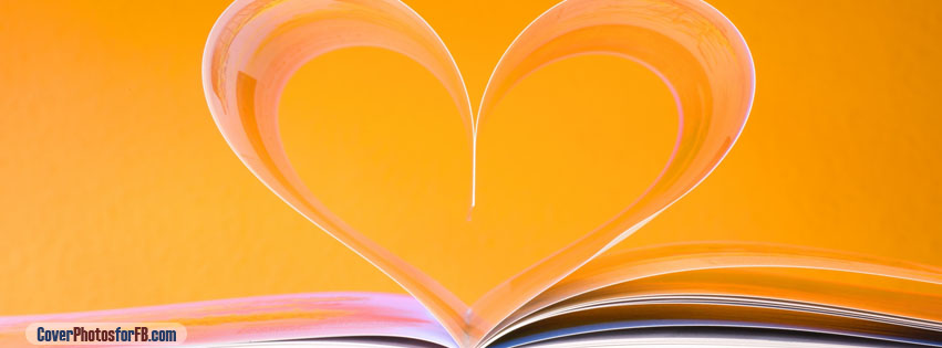 Open Book Heart Cover Photo