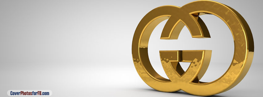 Golden Gucci Logo Cover Photo