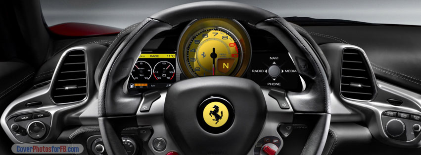 Ferrari Steering Wheel Cover Photo