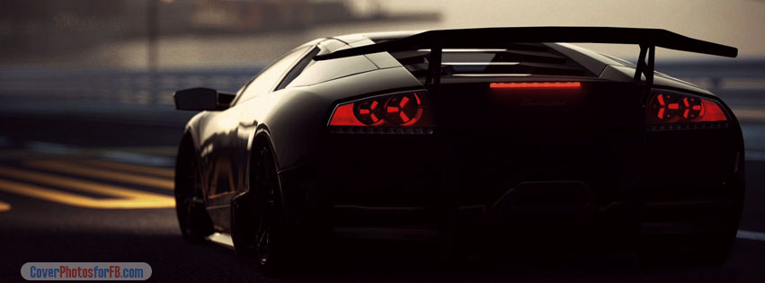 Rear View Lamborghini Cover Photo