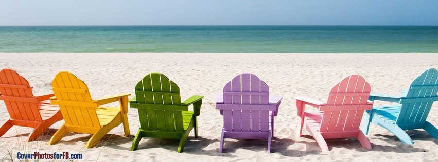 Colorful Beach Chairs Cover Photo