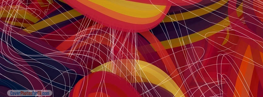 Red Orange Yellow Abstract Art Cover Photo