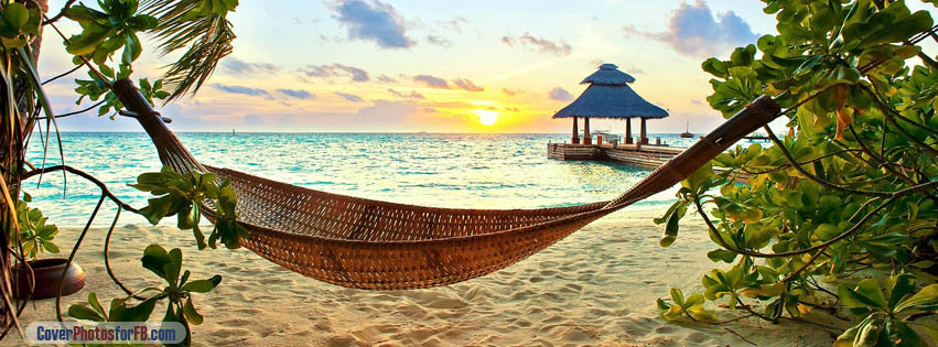 Tropical Paradise Hammock Cover Photo