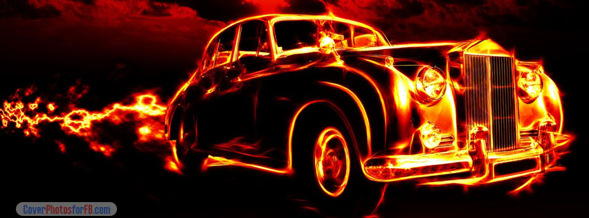 Fire Car Cover Photo