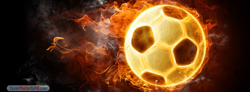 Fire Soccer Ball Cover Photo