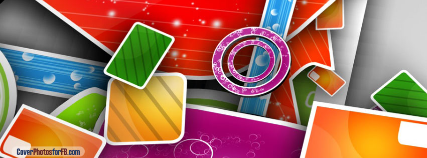 Colorful Abstract 3d Art Cover Photo