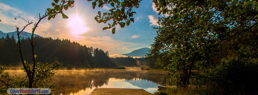 Sun Rise Carinthia Austria Egelsee Cover Photo