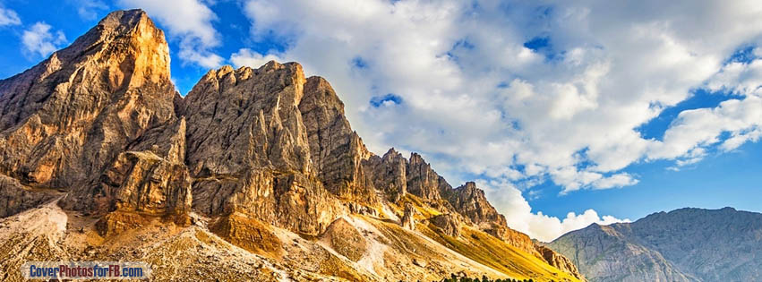 High Mountain Cloudy Sky Cover Photo