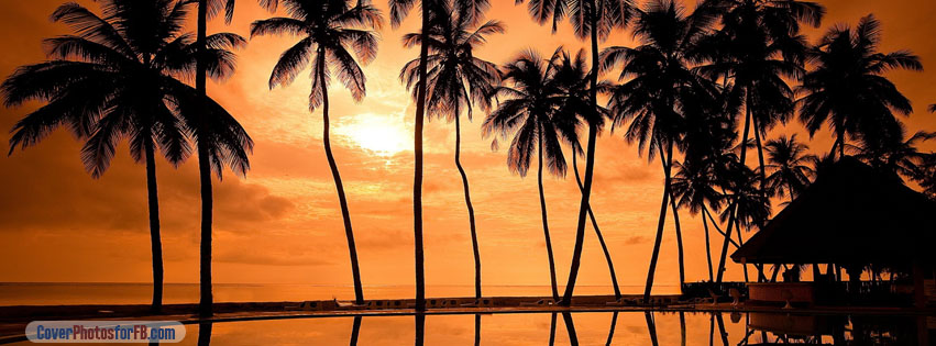 Hawaiian Beach Sunset Reflection Cover Photo