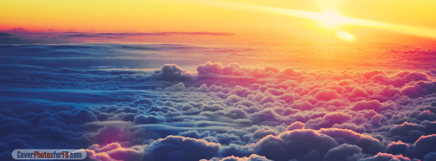 Sunrise Above The Clouds Cover Photo