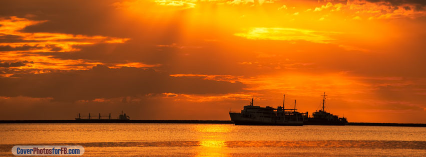 Ships Sunset Cover Photo