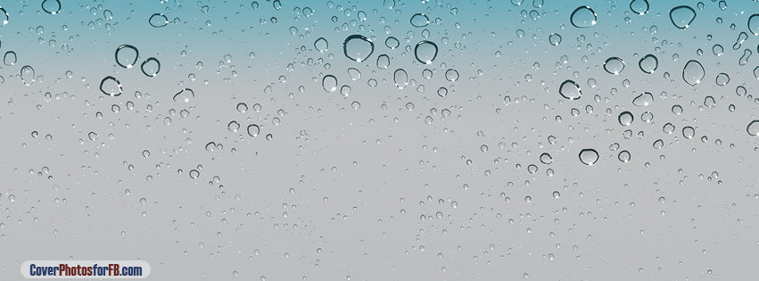 Ios 5 Wallpaper Water Drops Cover Photo