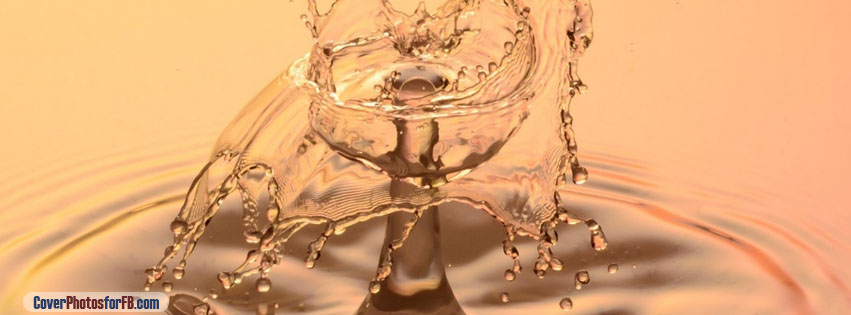 Water Splash Effect Cover Photo