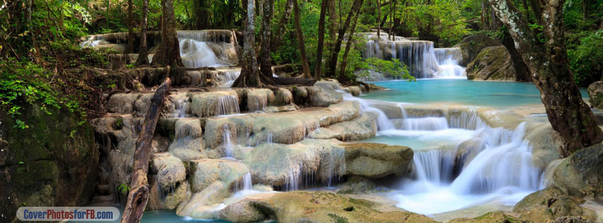 Tropical Waterfall Cover Photo