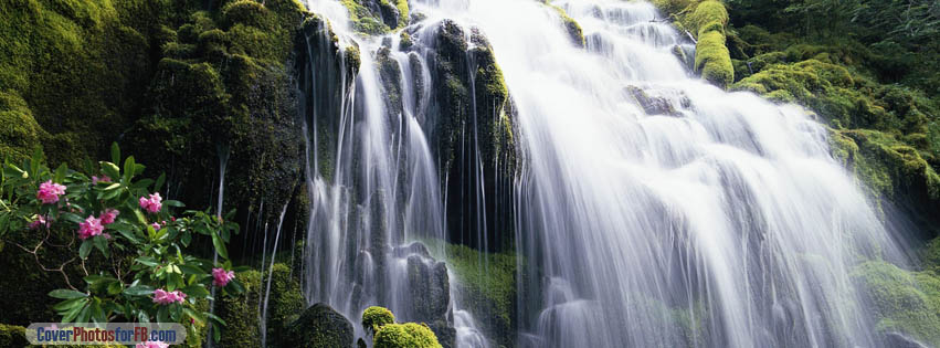 White Waterfall Cover Photo