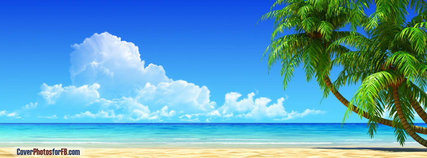 Breath Taking Tropical Beach Cover Photo