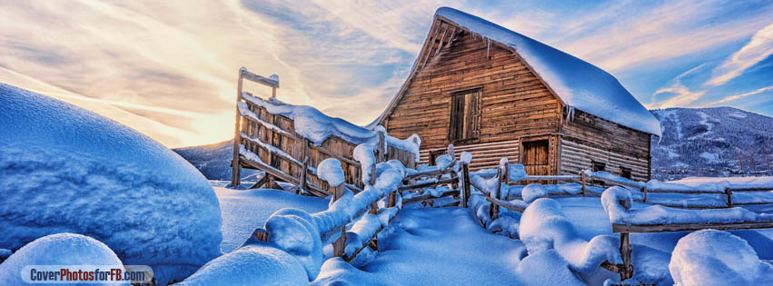 Snowy Cabin Cover Photo