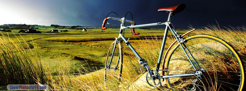 Vintage Bicycle In The Storm Cover Photo