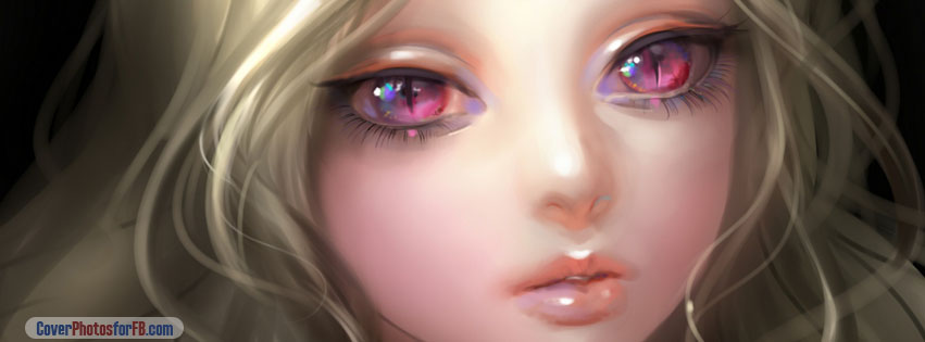 Cute Girl Eyes Cover Photo