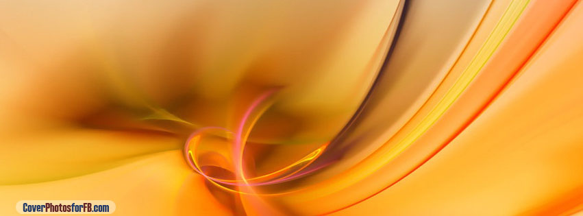 Abstract Aurora Purple And Orange Cover Photo