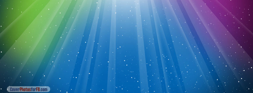 Aurora Burst Blue Green Purple Colorful Cover Photo