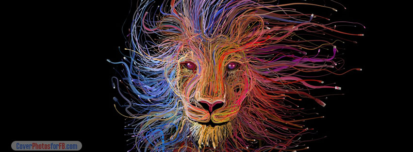 Lion King Digital Art Cover Photo