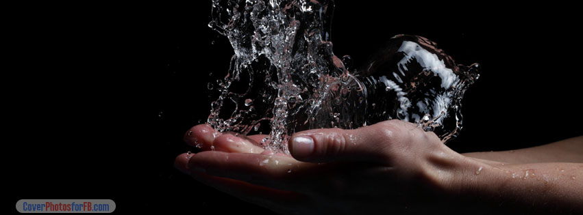 Water Splash On Hand Cover Photo