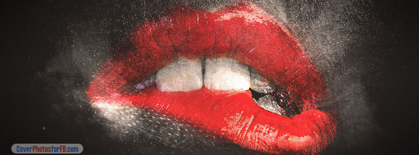 Exciting Red Lips Cover Photo