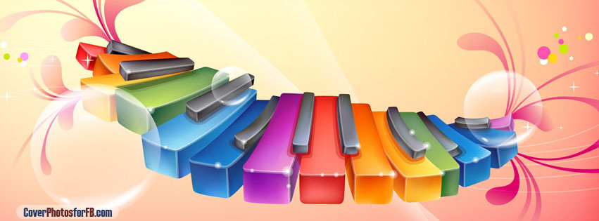 Rainbow Piano Keyboards Cover Photo