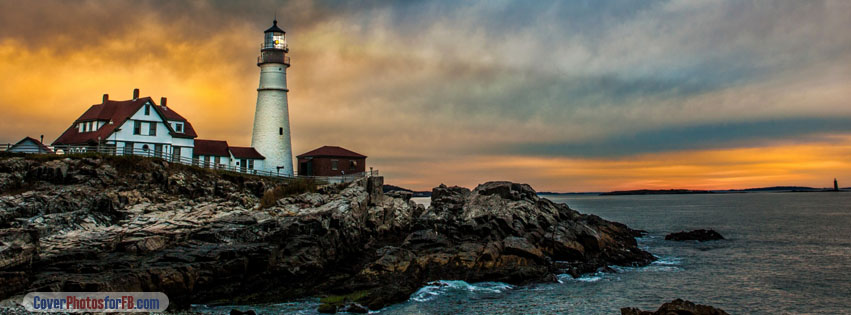 Portland Head Light Lighthouse Cover Photo