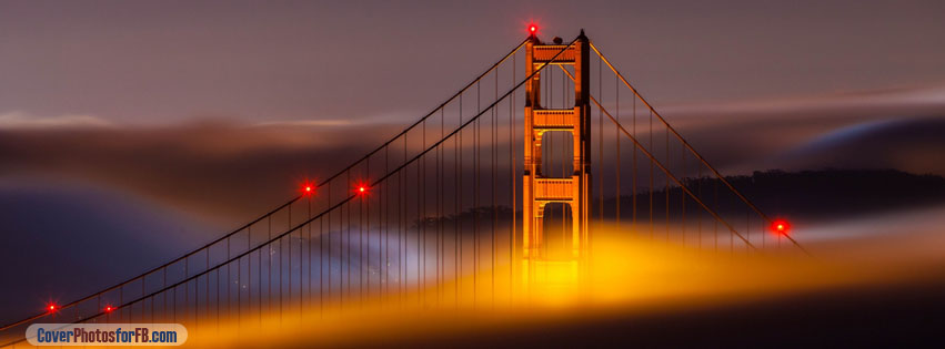 San Francisco Golden Bridge Side Cover Photo