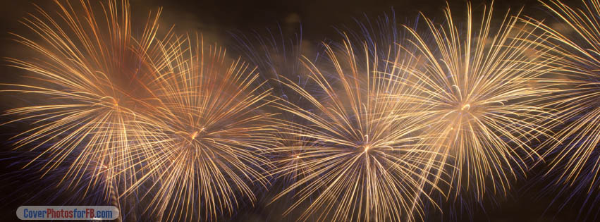 New Years Celebration Fireworks Cover Photo