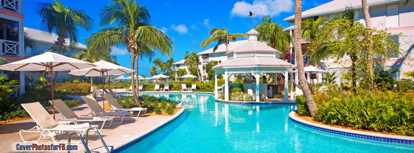 Tropical Resort Pool Cover Photo