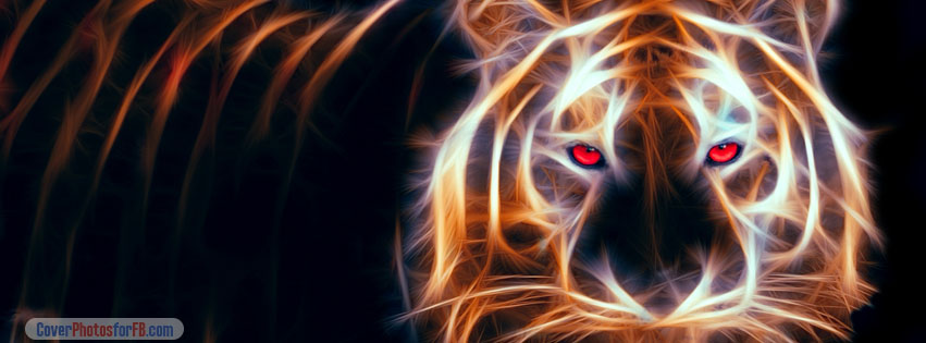 Tiger Digital Art Cover Photo