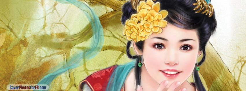 Asian Girl Art Cover Photo