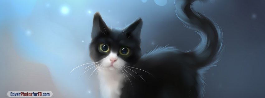 Cat Digital Art Cover Photo