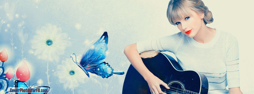 Taylor Swift Playing Guitar Cover Photo