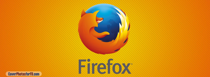 Firefox Orange Background Cover Photo
