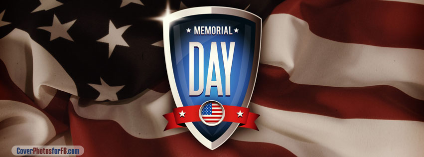 Memorial Day USA Flag Cover Photo
