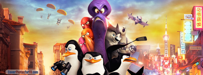 Penguins Of Madagascar Funny Movie Cover Photo