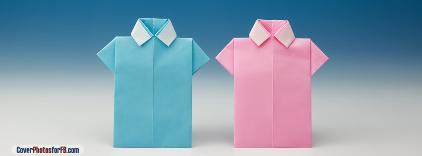 Origami Blue Pink Shirts Cover Photo