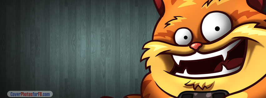 Funny Cat Cartoon Cover Photo