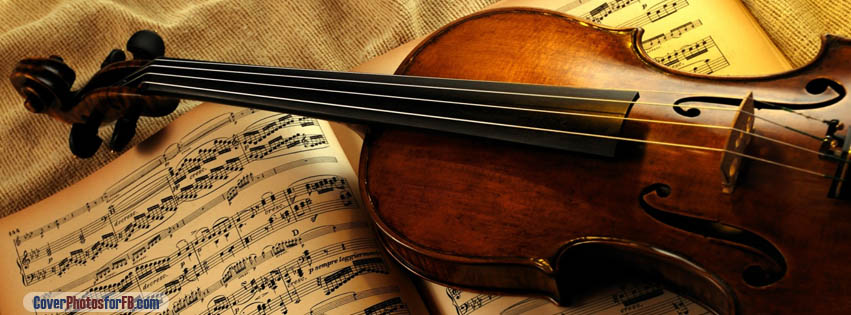 Violin And Notes Cover Photo