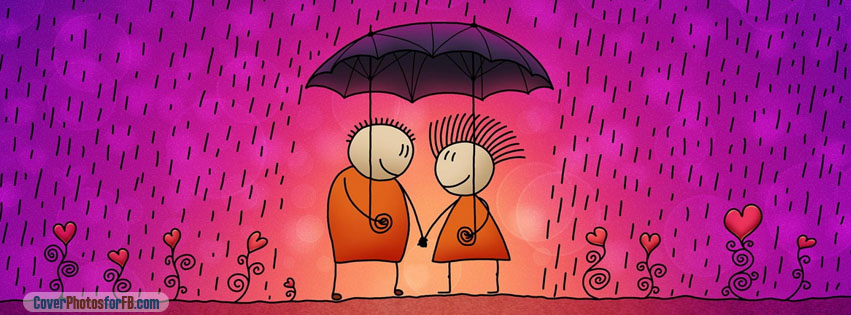 Couple Umbrella Love Friendship Cover Photo